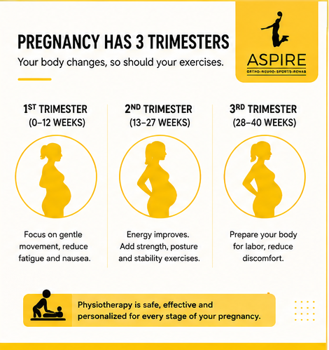 Physiotherapy During Pregnancy: Safe Exercises for Each Trimester